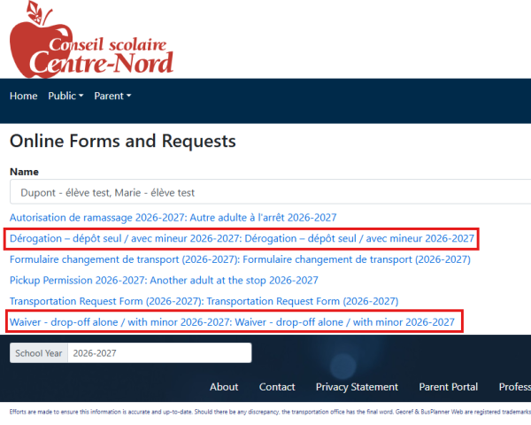 CSCN Transportation forms4